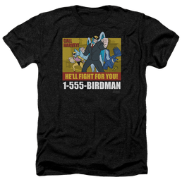 Harvey Birdman Birdman Ad - Men's Heather T-Shirt Men's Heather T-Shirt Harvey Birdman   