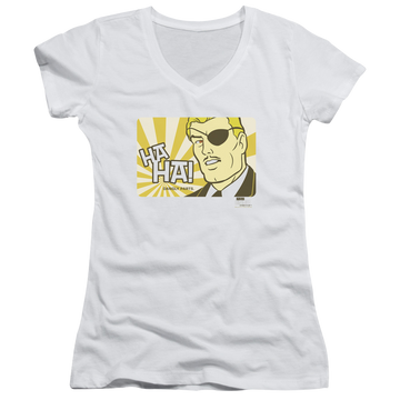 Harvey Birdman Phil Ken Sebben - Juniors V-Neck T-Shirt Juniors V-Neck T-Shirt Harvey Birdman   