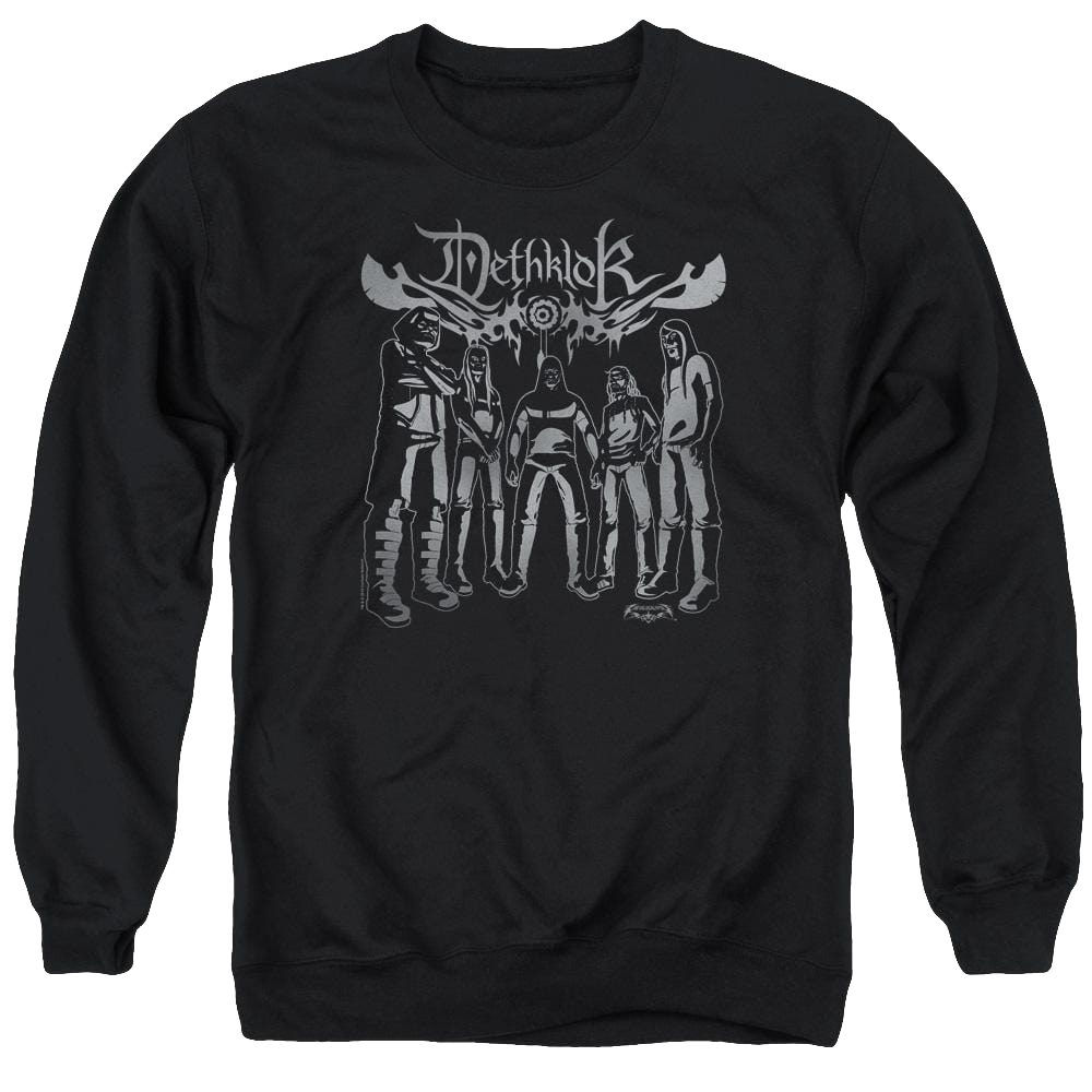 Metalocalypse Dethklok Band - Men's Crewneck Sweatshirt Men's Crewneck Sweatshirt Metalocalypse   