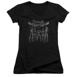 Metalocalypse Dethklok Band - Juniors V-Neck T-Shirt Juniors V-Neck T-Shirt Metalocalypse   