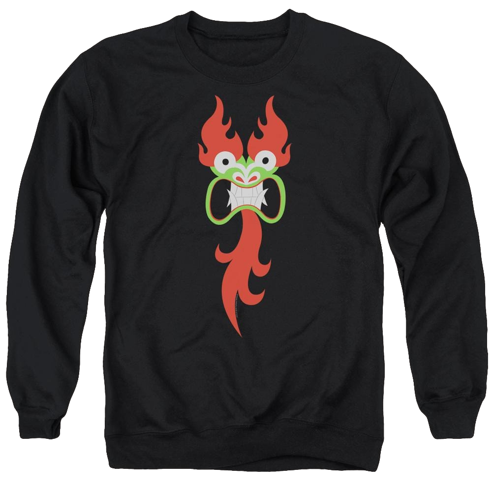 Samurai Jack Aku Face - Men's Crewneck Sweatshirt Men's Crewneck Sweatshirt Samurai Jack   