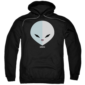 Black pullover hoodie with Samurai Jack Daughters Of Aku graphic