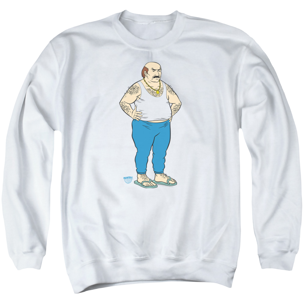 Aqua Teen Hunger Force Carl - Men's Crewneck Sweatshirt Men's Crewneck Sweatshirt Aqua Teen Hunger Force   
