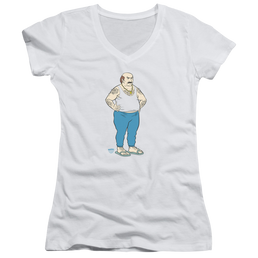 Aqua Teen Hunger Force Carl - Juniors V-Neck T-Shirt Juniors V-Neck T-Shirt Aqua Teen Hunger Force   