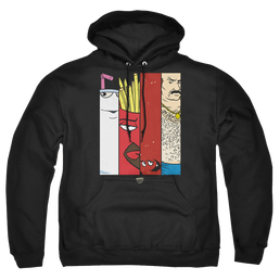 Aqua Teen Hunger Force Group Tiles - Pullover Hoodie Pullover Hoodie Aqua Teen Hunger Force   