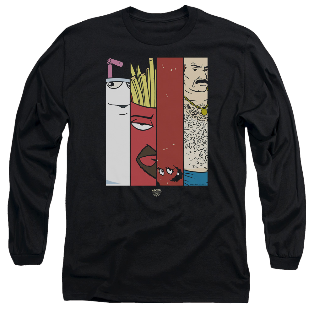 Aqua Teen Hunger Force Group Tiles - Men's Long Sleeve T-Shirt Men's Long Sleeve T-Shirt Aqua Teen Hunger Force   