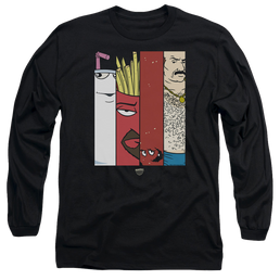 Aqua Teen Hunger Force Group Tiles - Men's Long Sleeve T-Shirt Men's Long Sleeve T-Shirt Aqua Teen Hunger Force   