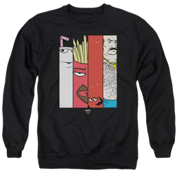Aqua Teen Hunger Force Group Tiles - Men's Crewneck Sweatshirt Men's Crewneck Sweatshirt Aqua Teen Hunger Force   