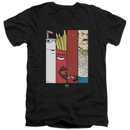Aqua Teen Hunger Force Group Tiles - Men's V-Neck T-Shirt Men's V-Neck T-Shirt Aqua Teen Hunger Force   