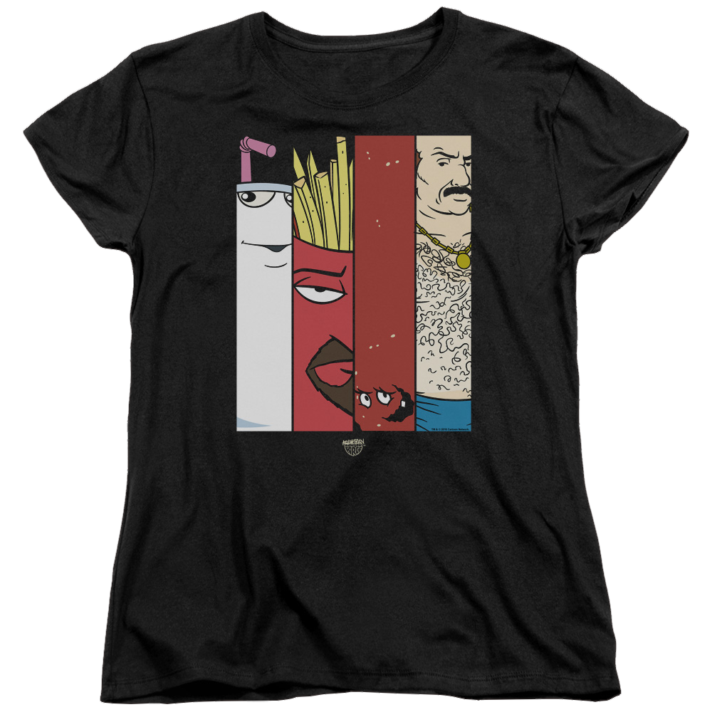 Aqua Teen Hunger Force Group Tiles - Women's T-Shirt Women's T-Shirt Aqua Teen Hunger Force   