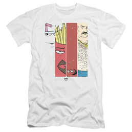 Aqua Teen Hunger Force Group Tiles - Men's Premium Slim Fit T-Shirt Men's Premium Slim Fit T-Shirt Aqua Teen Hunger Force   