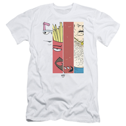 Aqua Teen Hunger Force Group Tiles - Men's Slim Fit T-Shirt Men's Slim Fit T-Shirt Aqua Teen Hunger Force   