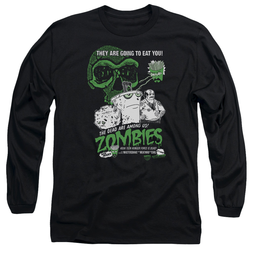 Aqua Teen Hunger Force Zombies - Men's Long Sleeve T-Shirt Men's Long Sleeve T-Shirt Aqua Teen Hunger Force   