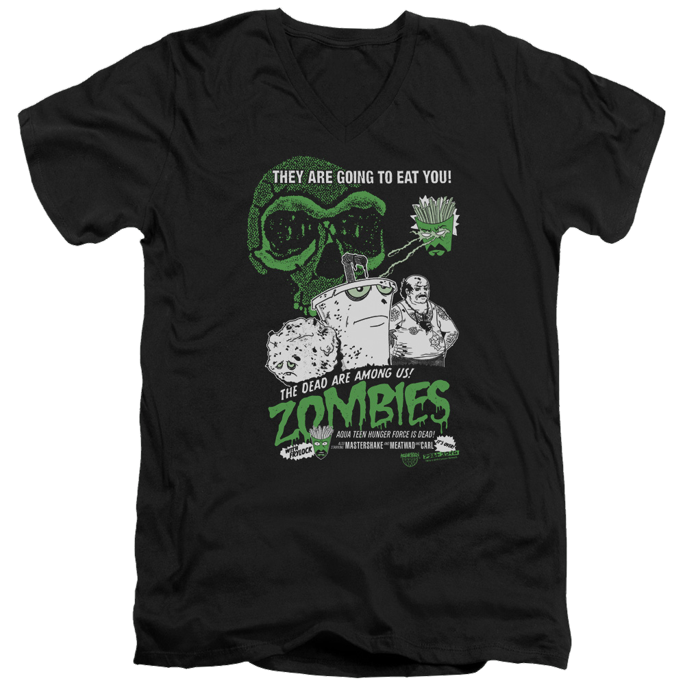 Aqua Teen Hunger Force Zombies - Men's V-Neck T-Shirt Men's V-Neck T-Shirt Aqua Teen Hunger Force   