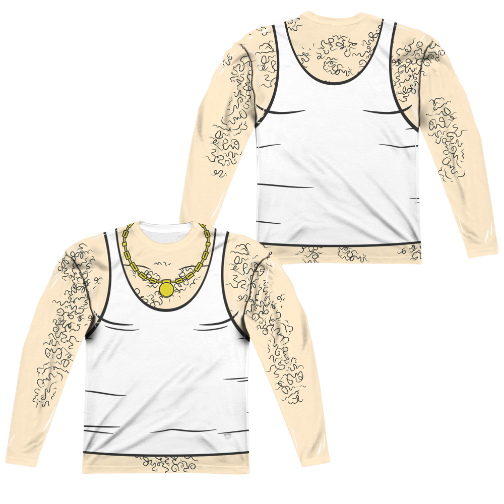 Aqua Teen Hunger Force Carl Costume (Front/Back Print) - Men's All-Over Print Long Sleeve Men's All-Over Print Long Sleeve Aqua Teen Hunger Force   