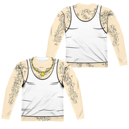 Aqua Teen Hunger Force Carl Costume (Front/Back Print) - Men's All-Over Print Long Sleeve Men's All-Over Print Long Sleeve Aqua Teen Hunger Force   