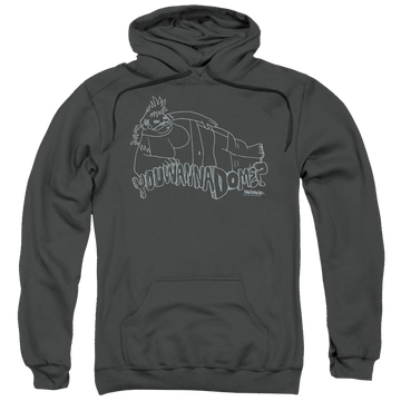 Charcoal pullover hoodie with Squidbillies Krystal graphic