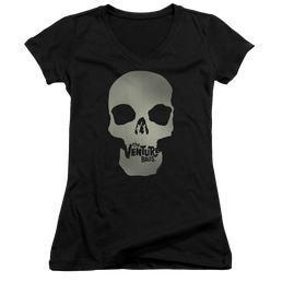The Venture Bros Skull Logo - Juniors V-Neck T-Shirt Juniors V-Neck T-Shirt The Venture Bros   