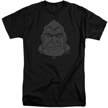 Black men's tall fit t-shirt with The Venture Bros License To Kill graphic