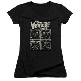 The Venture Bros Venture - Juniors V-Neck T-Shirt Juniors V-Neck T-Shirt The Venture Bros   