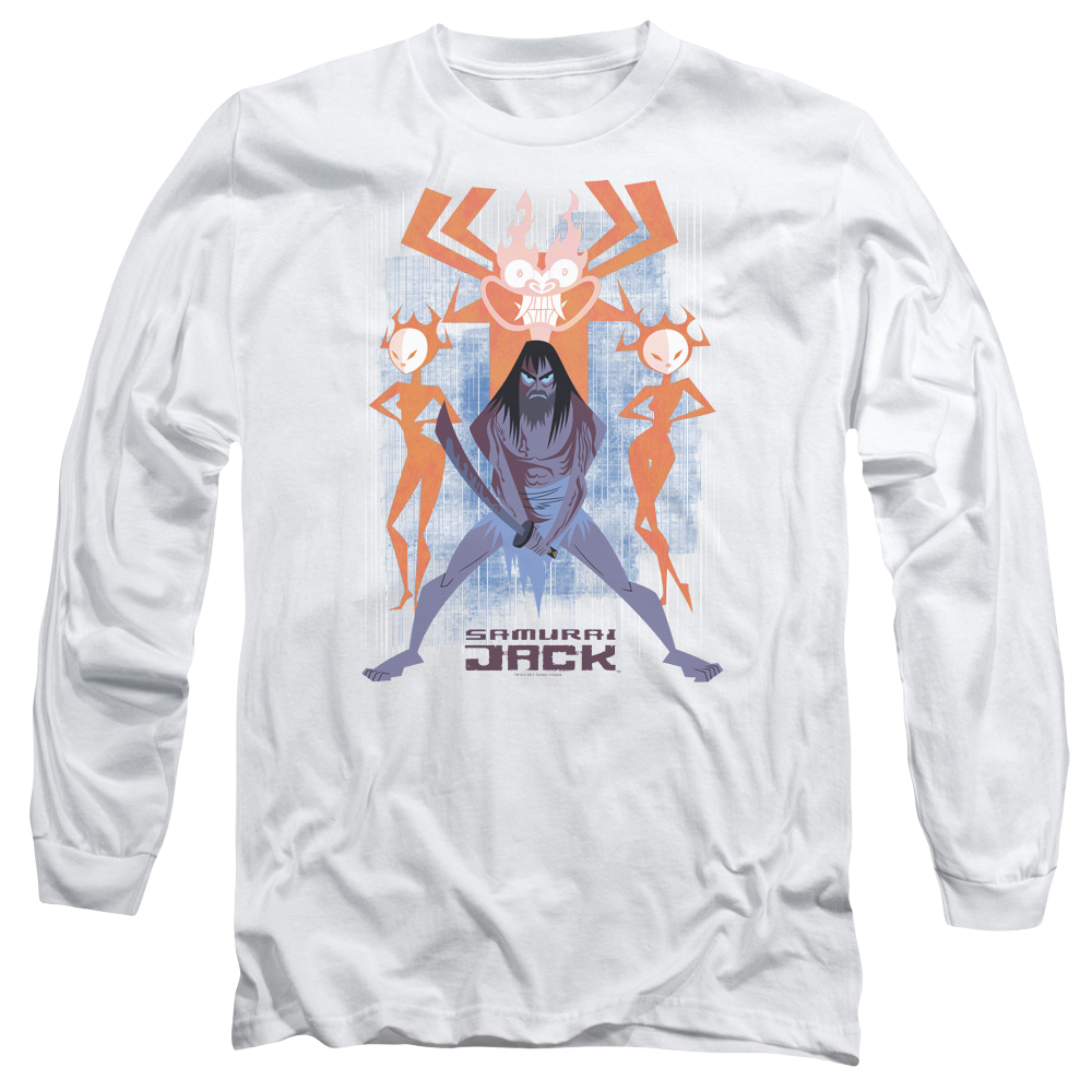 Samurai Jack Jack Vs Evil - Men's Long Sleeve T-Shirt Men's Long Sleeve T-Shirt Samurai Jack   