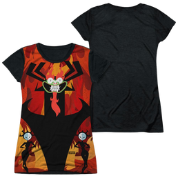 Samurai Jack Akus Wrath - Juniors Black Back T-Shirt Juniors Black Back T-Shirt Samurai Jack   