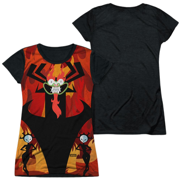 Samurai Jack Akus Wrath juniors black back t-shirt
