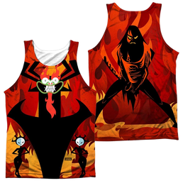 Samurai Jack Akus Wrath (Front/Back Print) - Men's All Over Print Tank Top Men's All Over Print Tank Samurai Jack   