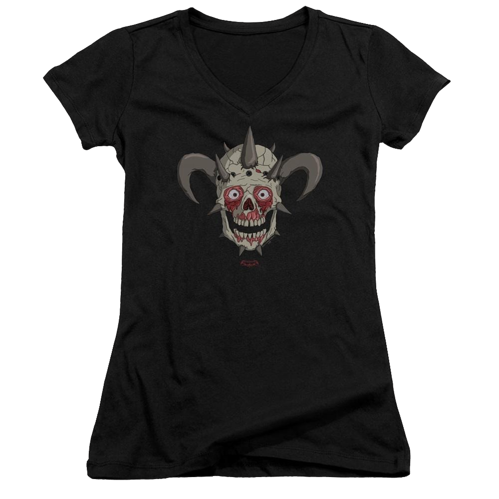Metalocalypse Facebones - Juniors V-Neck T-Shirt Juniors V-Neck T-Shirt Metalocalypse   