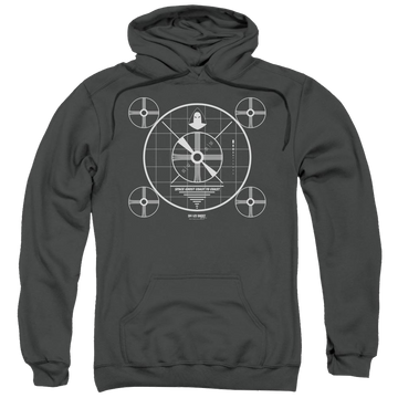 Charcoal pullover hoodie with Space Ghost Coast To Coast graphic