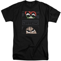 Samurai Jack Stare Down - Men's Tall Fit T-Shirt Men's Tall Fit T-Shirt Samurai Jack   
