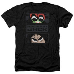 Samurai Jack Stare Down - Men's Heather T-Shirt Men's Heather T-Shirt Samurai Jack   