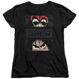 Samurai Jack Stare Down - Women's T-Shirt Women's T-Shirt Samurai Jack   