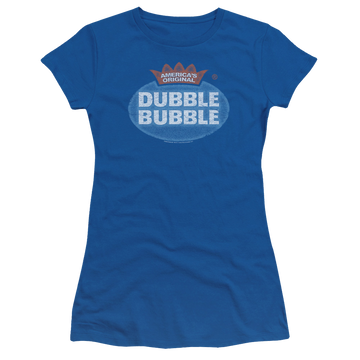 Royal juniors t-shirt with Dubble Bubble Vintage Logo graphic