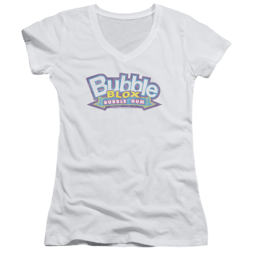 Dubble Bubble Bubble Blox - Juniors V-Neck T-Shirt Juniors V-Neck T-Shirt Dubble Bubble   