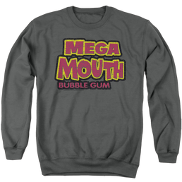 Dubble Bubble Mega Mouth - Men's Crewneck Sweatshirt Men's Crewneck Sweatshirt Dubble Bubble   