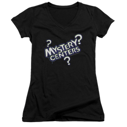 Dubble Bubble Mystery Centers - Juniors V-Neck T-Shirt Juniors V-Neck T-Shirt Dubble Bubble   
