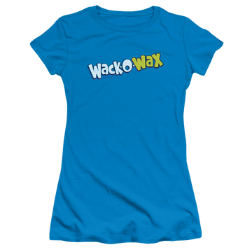 Turquoise juniors t-shirt with Dubble Bubble Logo graphic