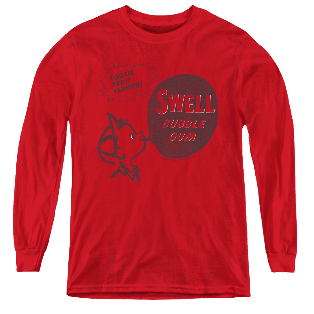 Dubble Bubble Swell Gum - Youth Long Sleeve T-Shirt Youth Long Sleeve T-Shirt Dubble Bubble   