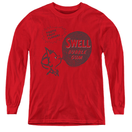 Dubble Bubble Swell Gum - Youth Long Sleeve T-Shirt Youth Long Sleeve T-Shirt Dubble Bubble   