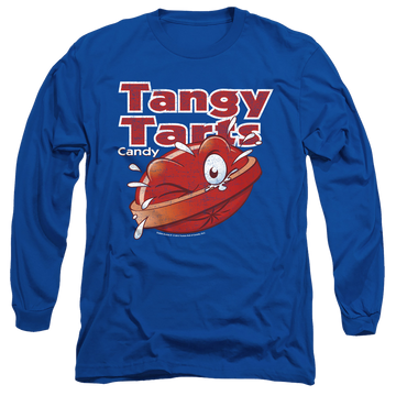Royal men's long sleeve t-shirt with Dubble Bubble Tangy Tarts graphic
