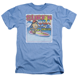 Dubble Bubble Surfn Usa Gum - Men's Heather T-Shirt Men's Heather T-Shirt Dubble Bubble   