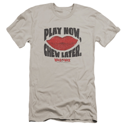 Dubble Bubble Play Chew - Men's Premium Slim Fit T-Shirt Men's Premium Slim Fit T-Shirt Dubble Bubble   
