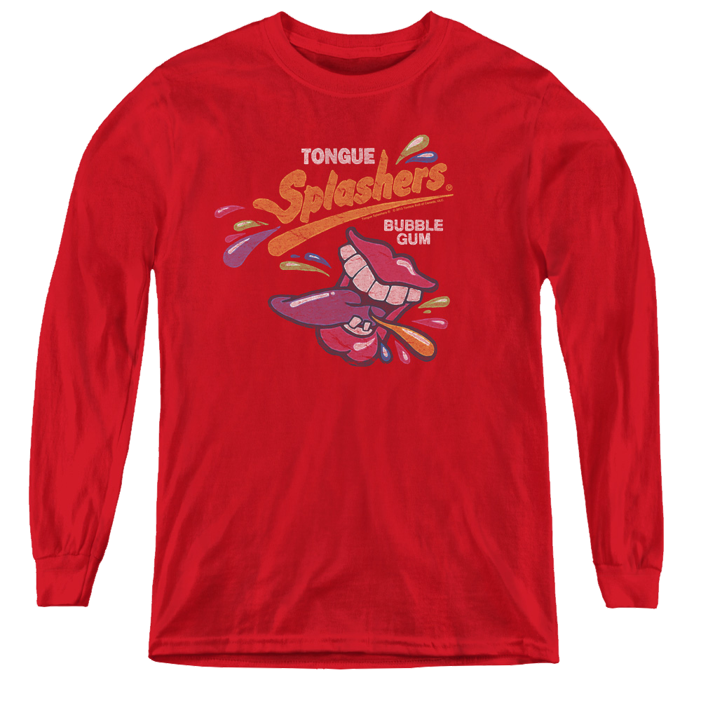 Dubble Bubble Distress Logo - Youth Long Sleeve T-Shirt Youth Long Sleeve T-Shirt Dubble Bubble   
