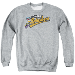 Dubble Bubble Tongue Splashers Logo - Men's Crewneck Sweatshirt Men's Crewneck Sweatshirt Dubble Bubble   