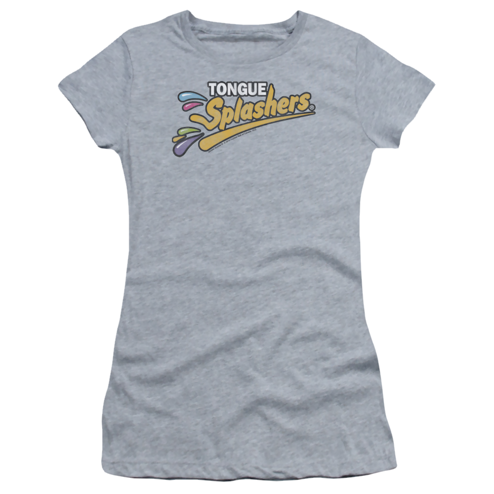 Dubble Bubble Tongue Splashers Logo - Juniors T-Shirt Juniors T-Shirt Dubble Bubble   