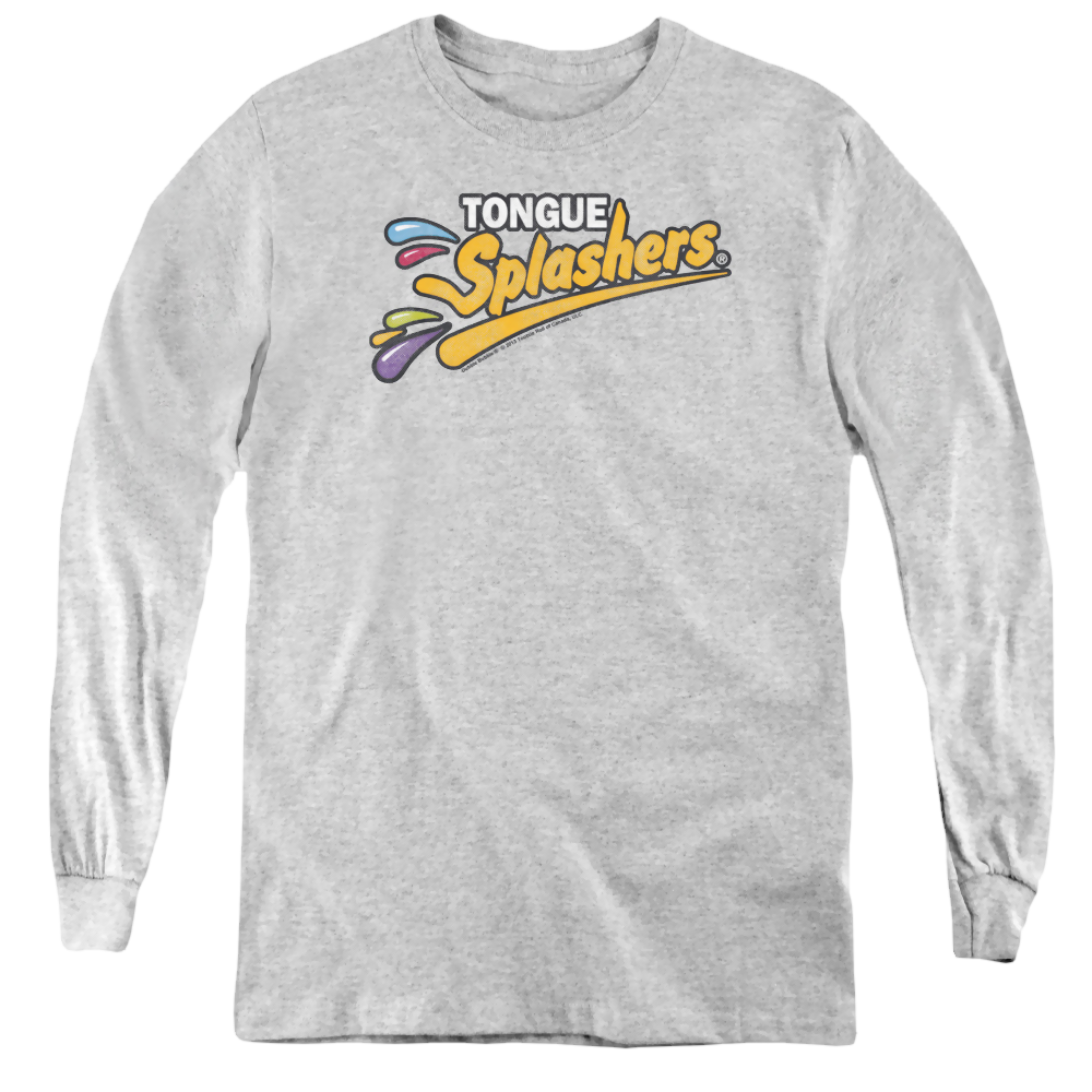Dubble Bubble Tongue Splashers Logo - Youth Long Sleeve T-Shirt Youth Long Sleeve T-Shirt Dubble Bubble   