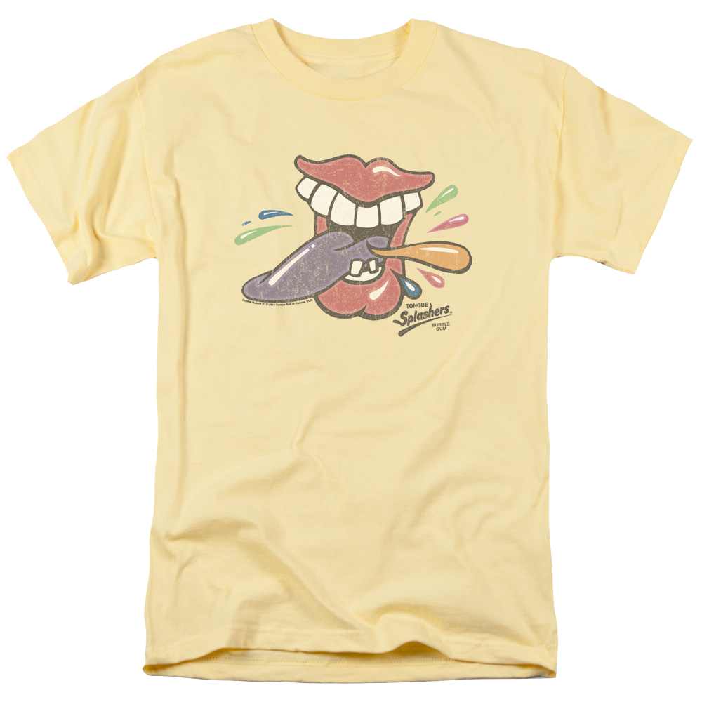 Dubble Bubble Rolling Tongue - Men's Regular Fit T-Shirt Men's Regular Fit T-Shirt Dubble Bubble   