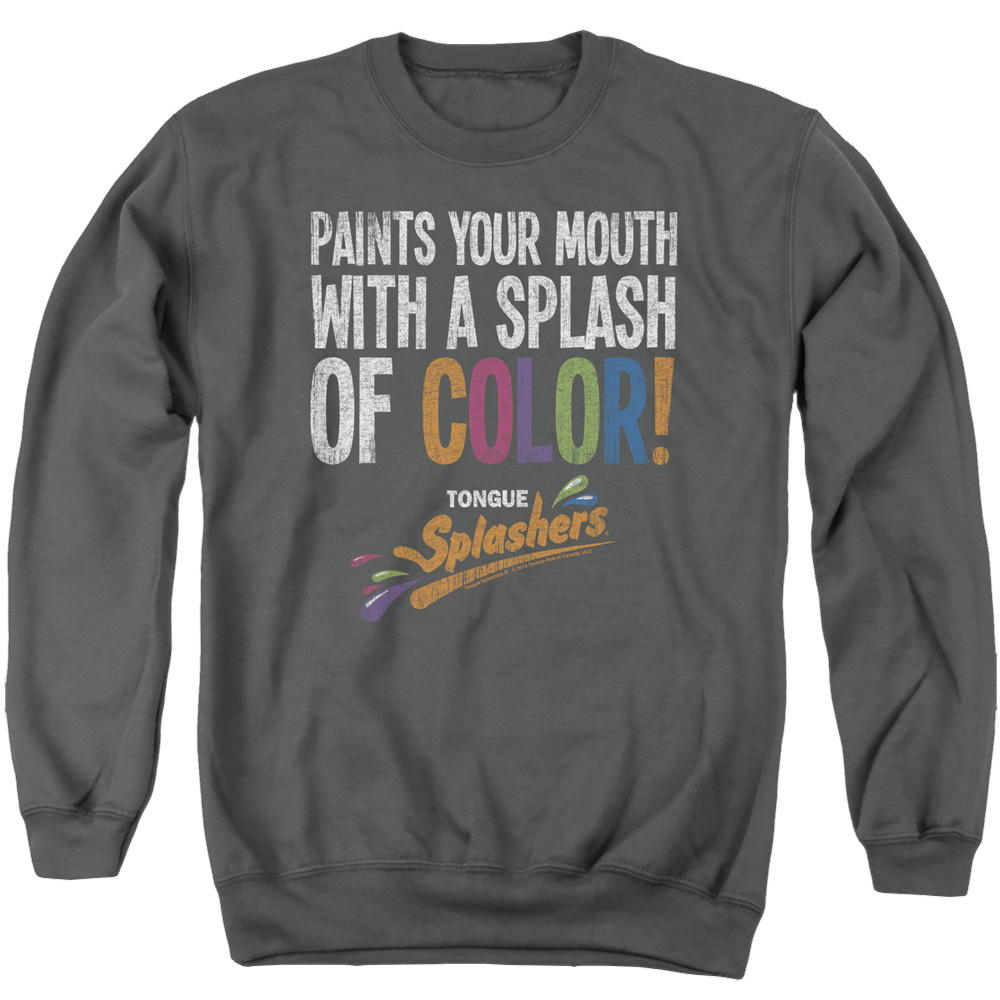 Dubble Bubble Paints Your Mouth - Men's Crewneck Sweatshirt Men's Crewneck Sweatshirt Dubble Bubble   