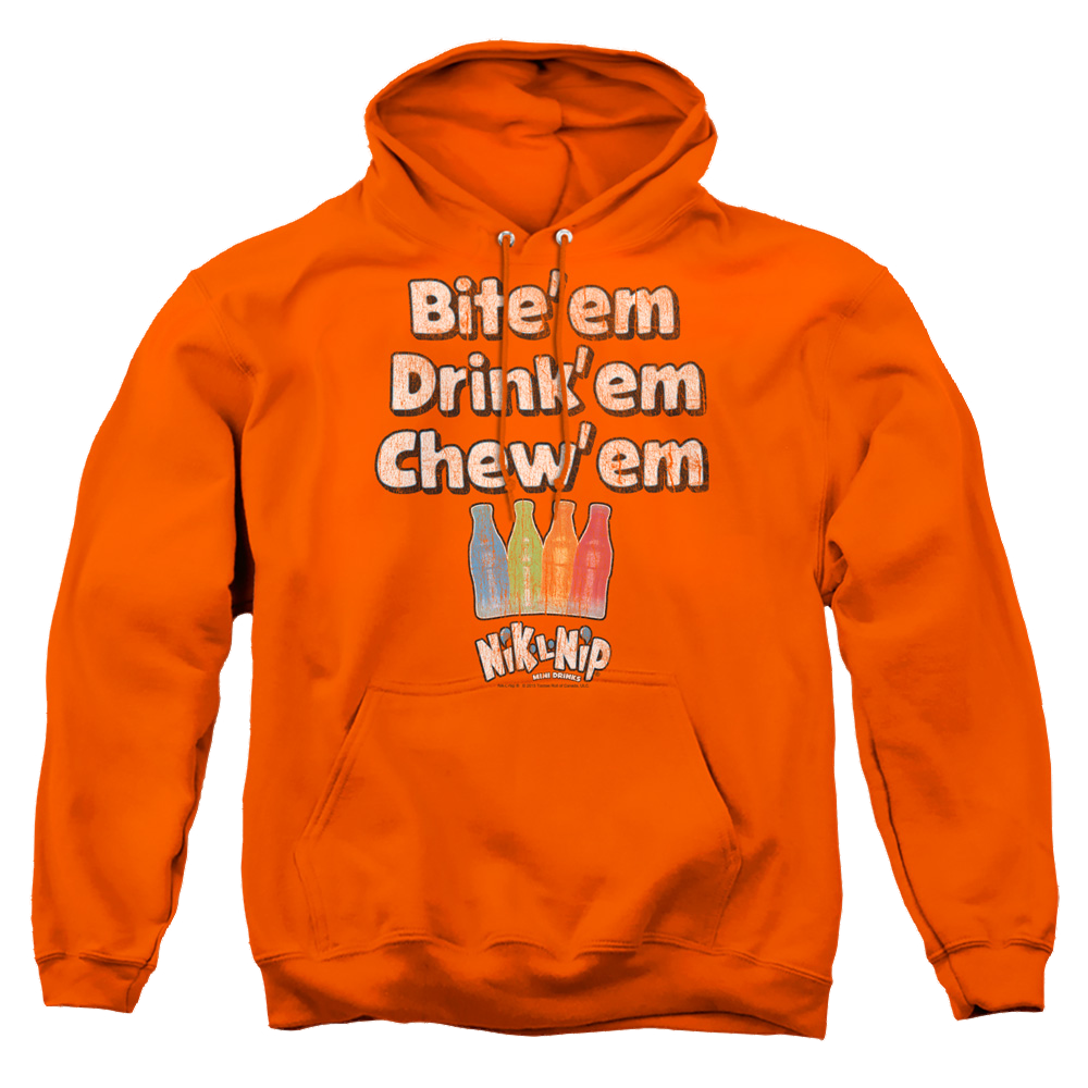 Dubble Bubble Bite Drink Chew - Pullover Hoodie Pullover Hoodie Dubble Bubble   